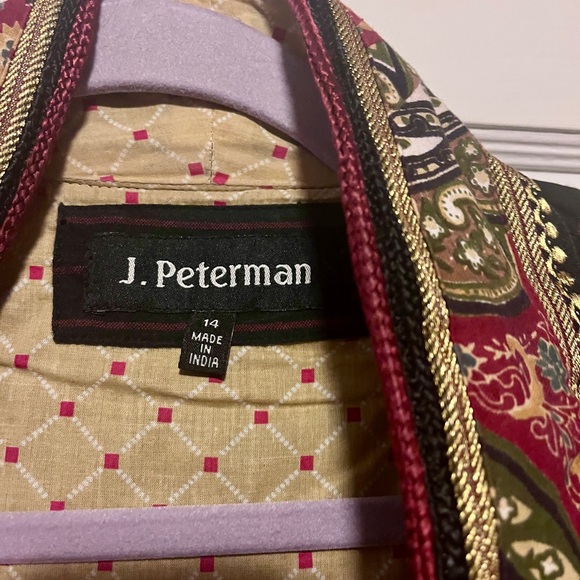 J Peterman Tamerlane Indian Coat. Size 14. EUC - Picture 8 of 8